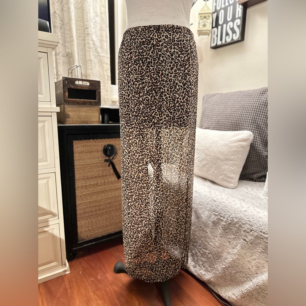 Kirra by Pacsun Animal Print Maxi Skirt